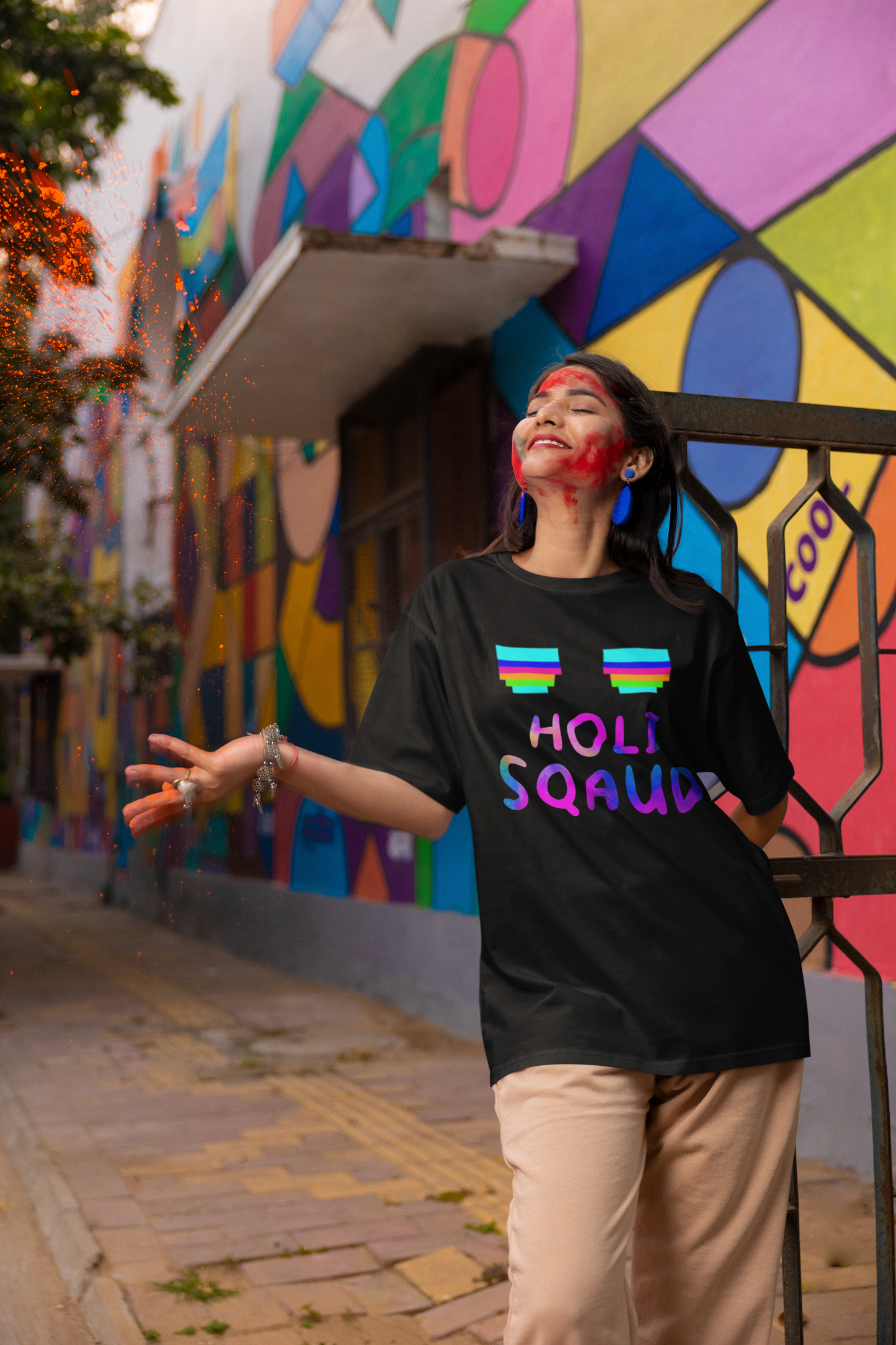 Holi Festival Oversized T-shirt Unisex