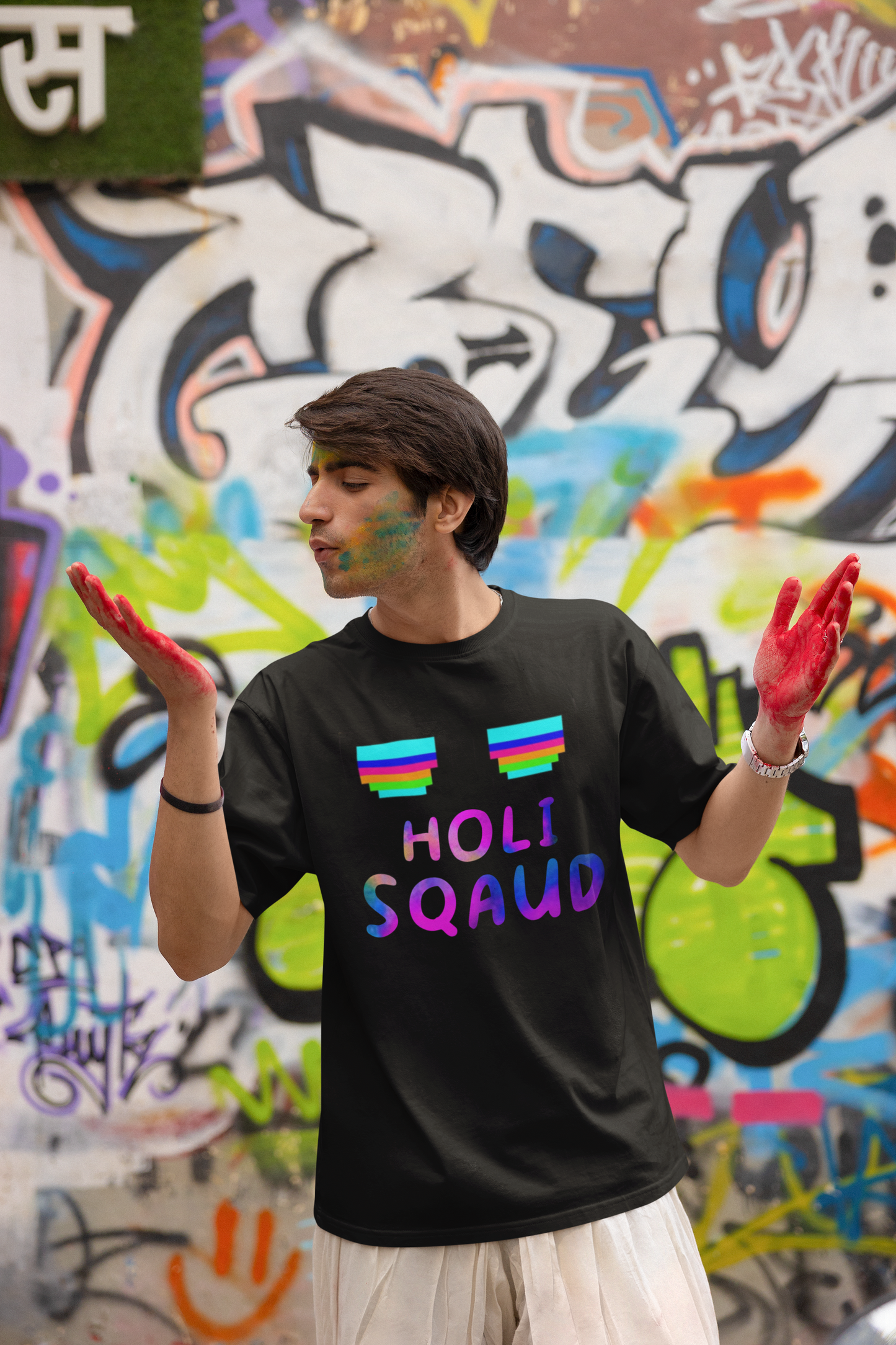 Holi Festival Oversized T-shirt Unisex