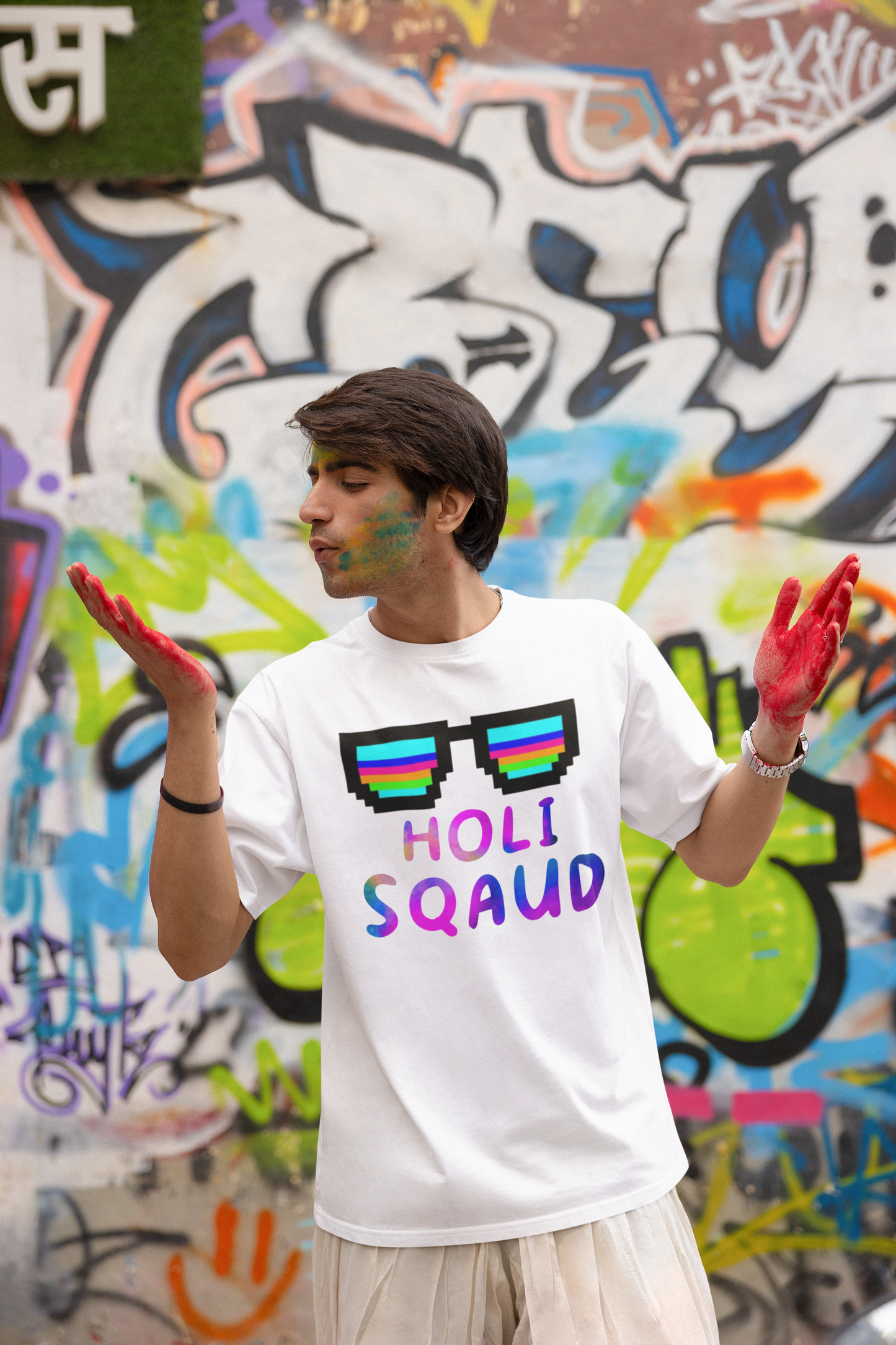 Holi Festival Oversized T-shirt Unisex