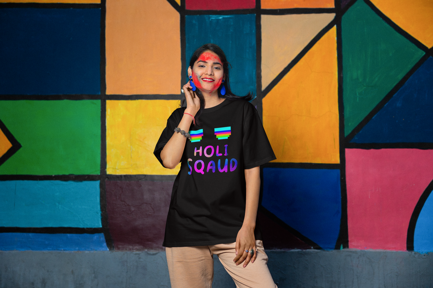 Holi Festival Oversized T-shirt Unisex